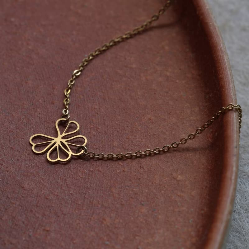 moorigin 酢漿草手鍊 | 醫療鋼・抗過敏・可洗澡・不掉色