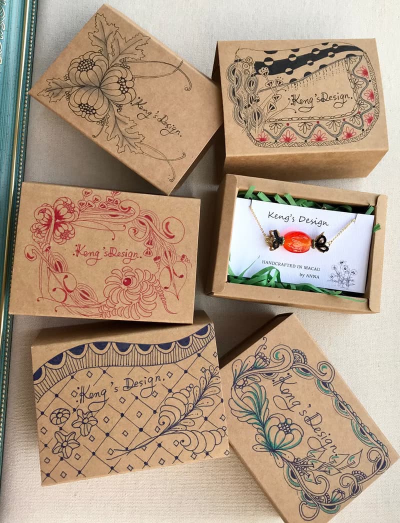糖果系列－手織蕾絲琉璃糖果項鏈 綠色 聖誕 禮物 尾牙 跨年