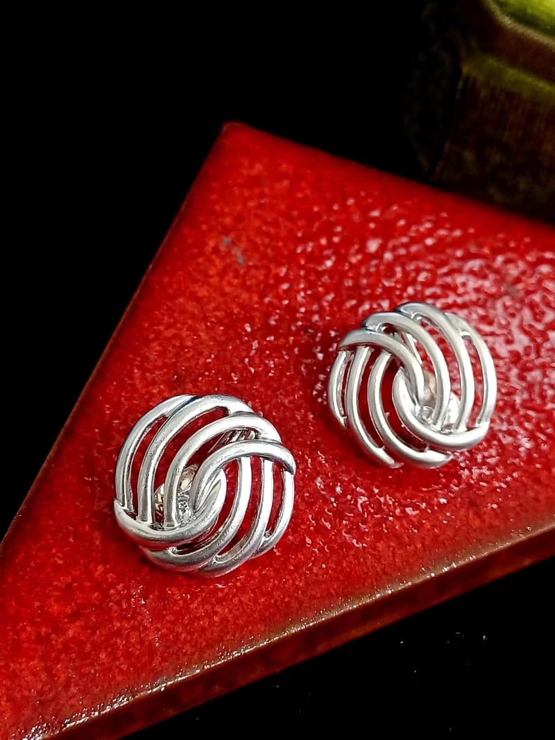vintage jewelry  Monet  現代藝術風格 夾式耳環