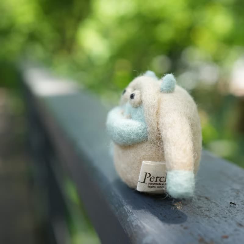 100% Wool 羊毛氈吊飾 _厚道雪怪_公平貿易