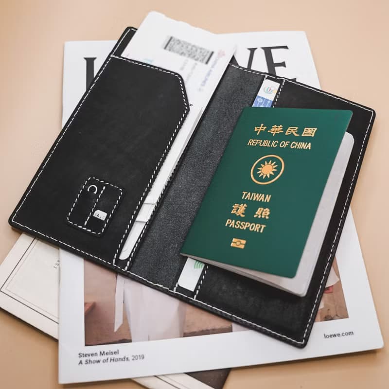 真皮護照長夾-兩款 護照套 護照夾 可加購燙金/壓印