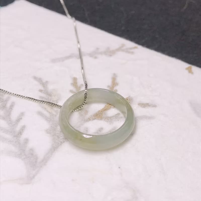 冰飄花翡翠戒指戒圈 | 國際16圍 | 天然緬甸A貨翡翠 | 送禮