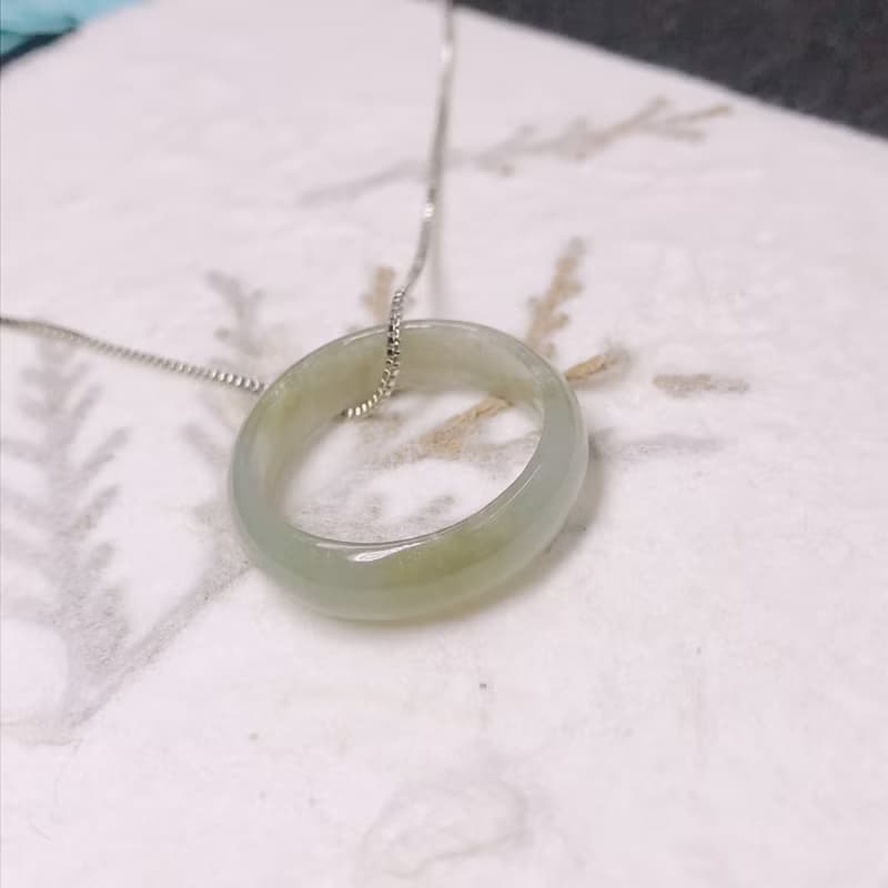 冰飄花翡翠戒指戒圈 | 國際16圍 | 天然緬甸A貨翡翠 | 送禮