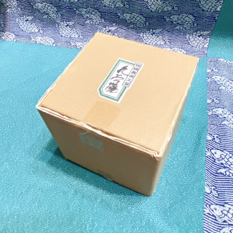 【九谷燒白/青粒鉄仙】豬口杯