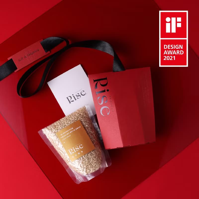 RISE【發芽囍米】奶茶玫瑰 絕美婚禮小物 桌上禮 10入 - 少量現貨