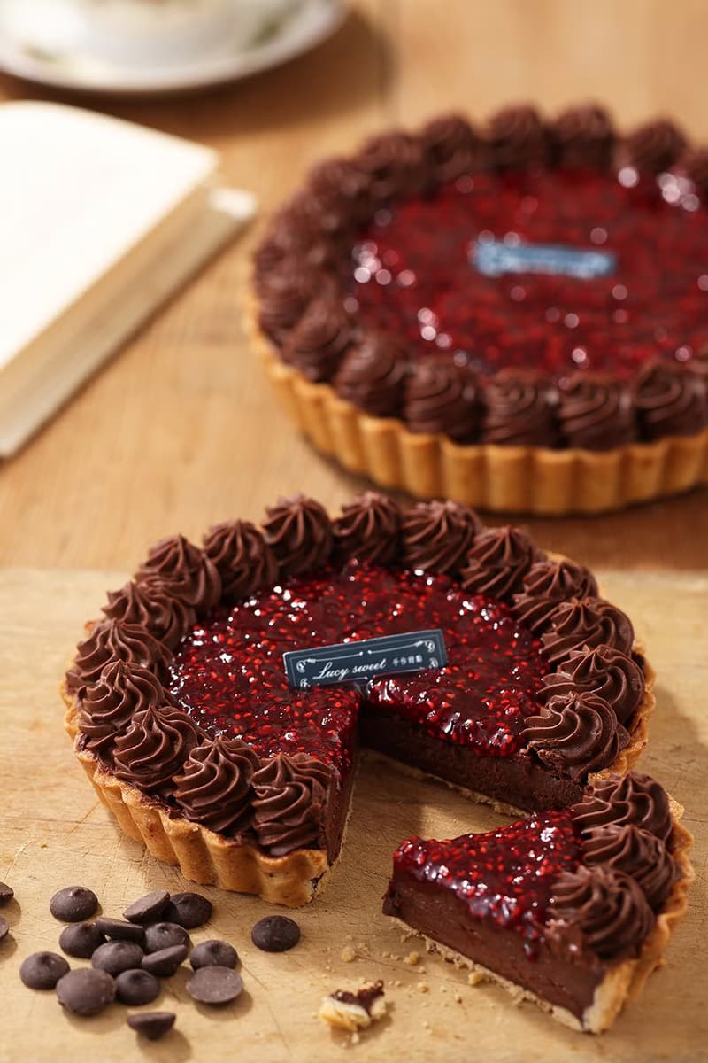 【LS手作甜點 x 藍帶主廚】比利時巧克力野莓塔(6吋/8吋)