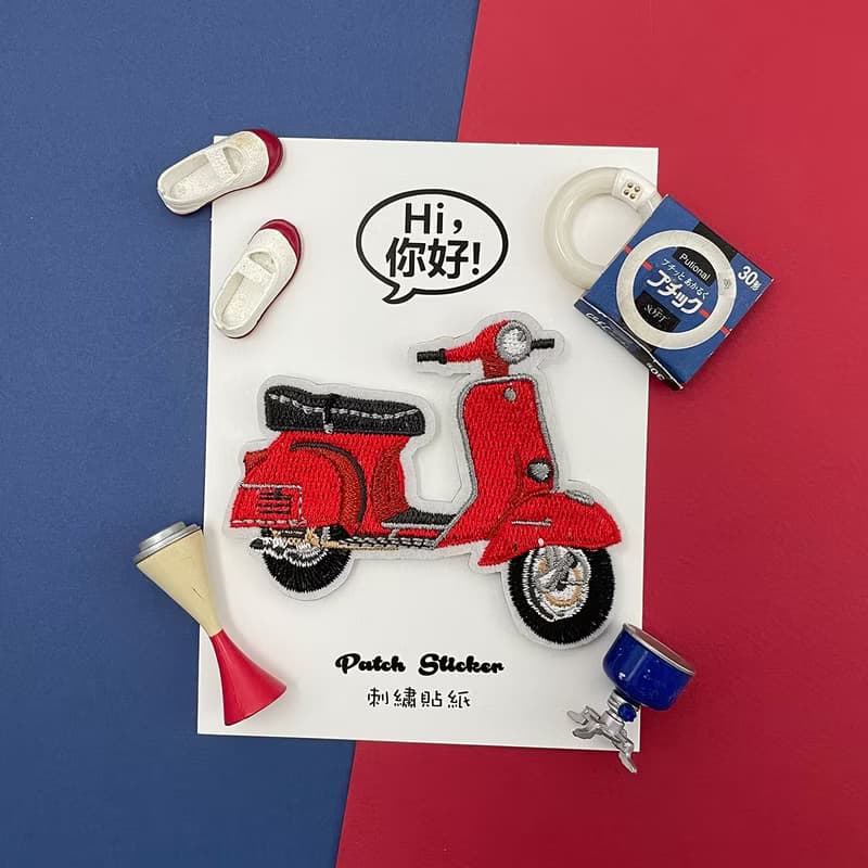 刺繡貼紙-老偉士