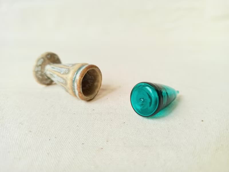 迷你桌上琉璃擴香小花瓶