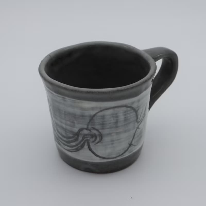 カブのお皿とマグカップ