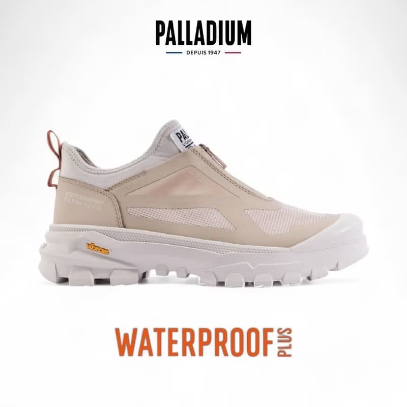 PALLADIUM PALLADIDER AMPHI WPA Vibram拉鍊低筒防水 奶茶 79374