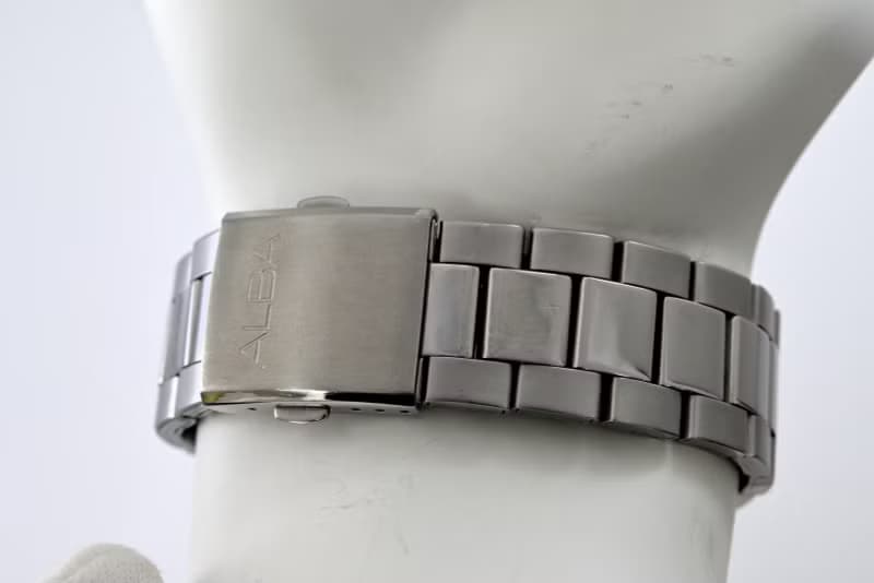 送料無料 SEIKO ALBA メンズ腕時計 クォーツ Chronograph 42mm ダークブルー文字盤 Ref.VD53-X284 手錶 古董錶 日本直送