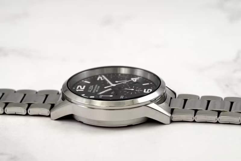 送料無料 SEIKO ALBA メンズ腕時計 クォーツ Chronograph 42mm ダークブルー文字盤 Ref.VD53-X284 手錶 古董錶 日本直送