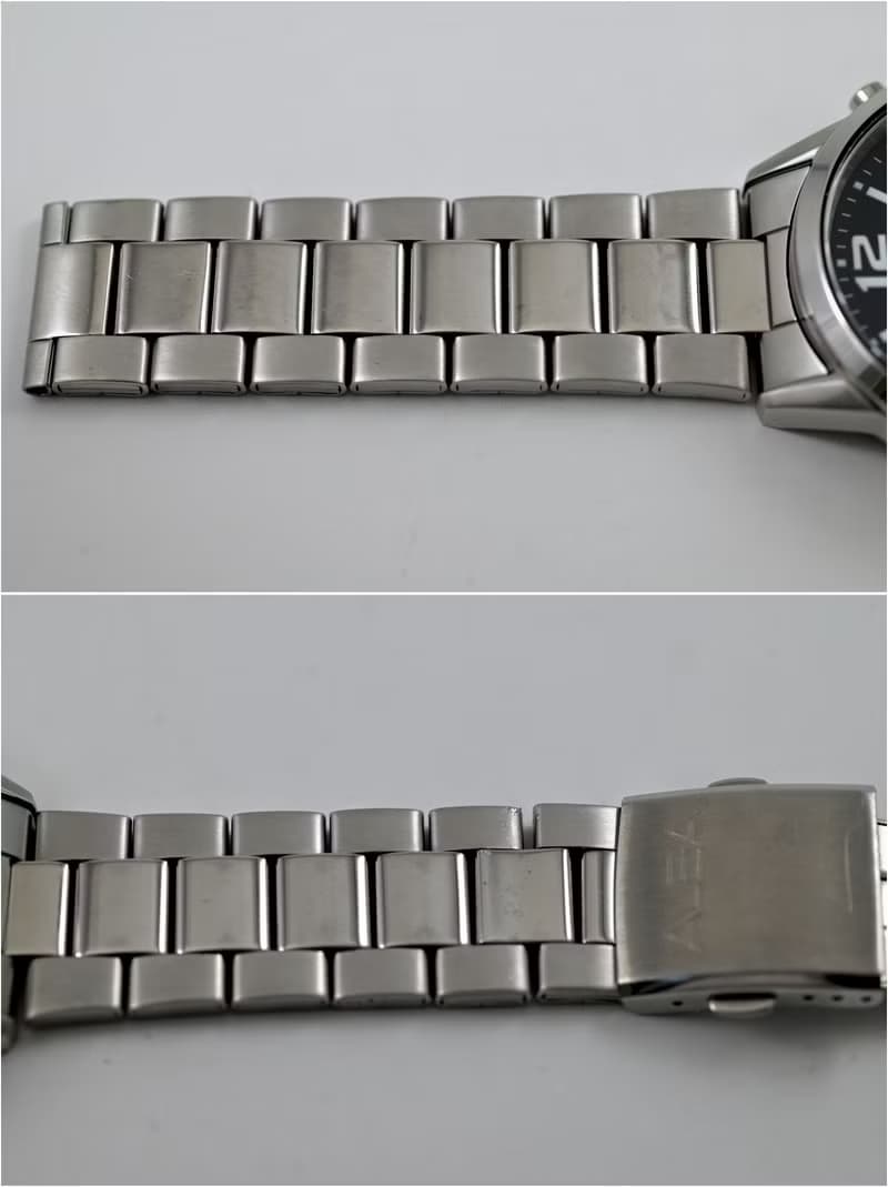 送料無料 SEIKO ALBA メンズ腕時計 クォーツ Chronograph 42mm ダークブルー文字盤 Ref.VD53-X284 手錶 古董錶 日本直送