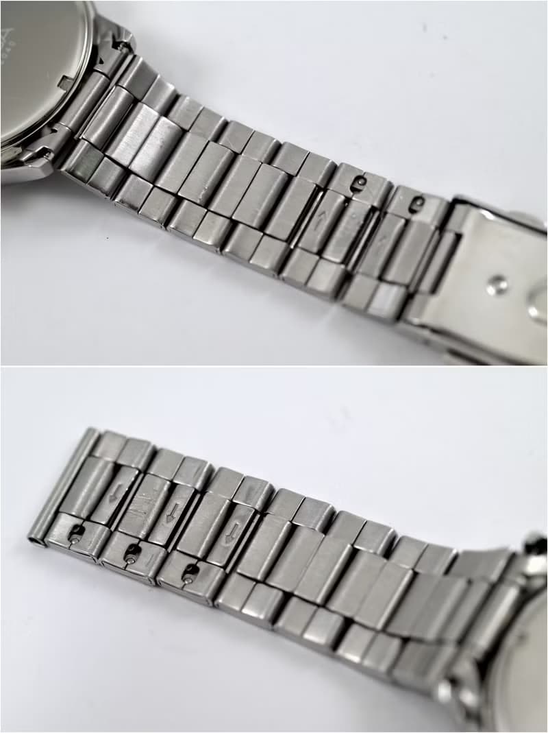 送料無料 SEIKO ALBA メンズ腕時計 クォーツ Chronograph 42mm ダークブルー文字盤 Ref.VD53-X284 手錶 古董錶 日本直送