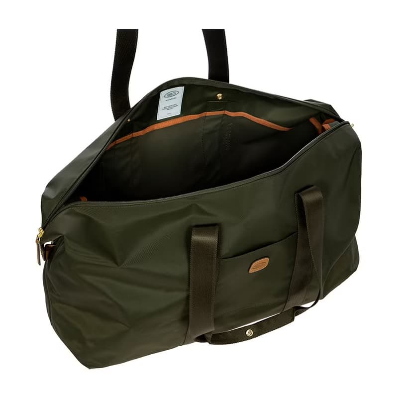 【BRIC' S】X-Bag 2合1摺疊旅行袋(大)- 橄欖綠