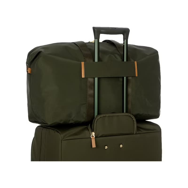 【BRIC' S】X-Bag 2合1摺疊旅行袋(大)- 橄欖綠