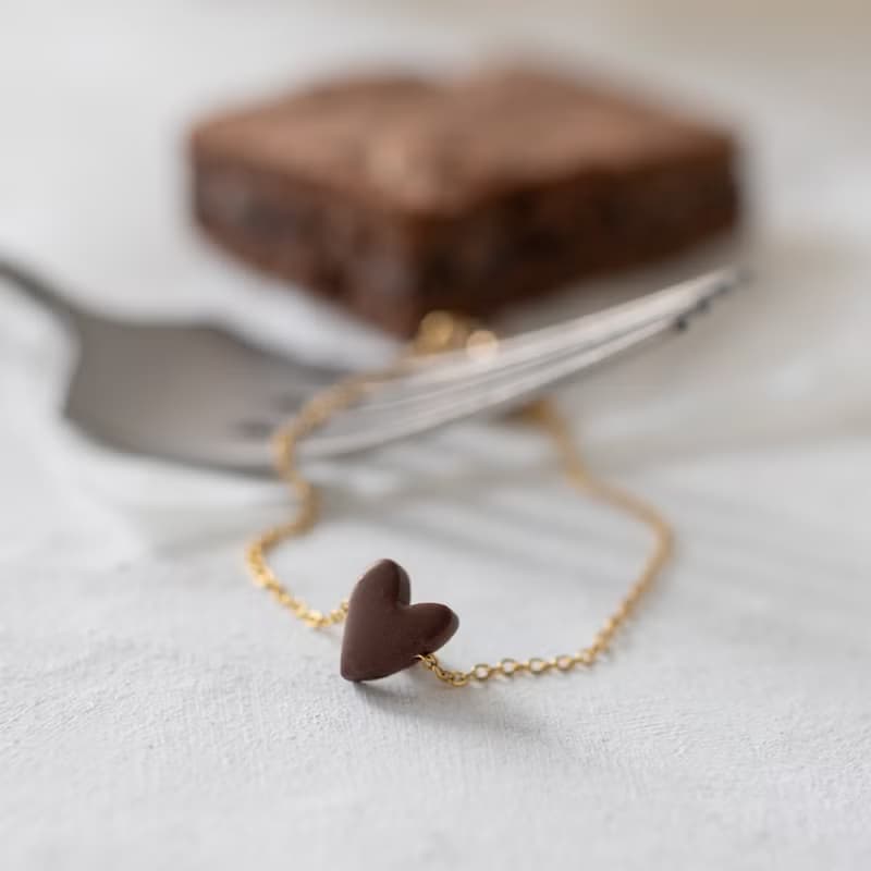 小小愛心  / 巧克力 / 磁吸式手鍊 / 不鏽鋼304