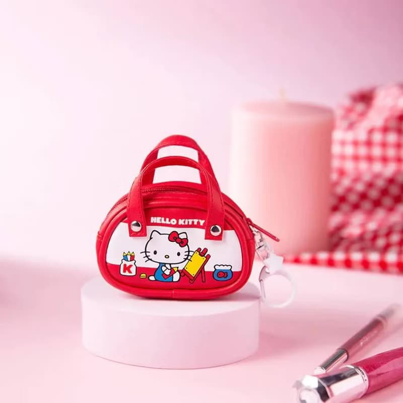 HELLO KITTY造型悠遊卡-復古手提袋(3D)