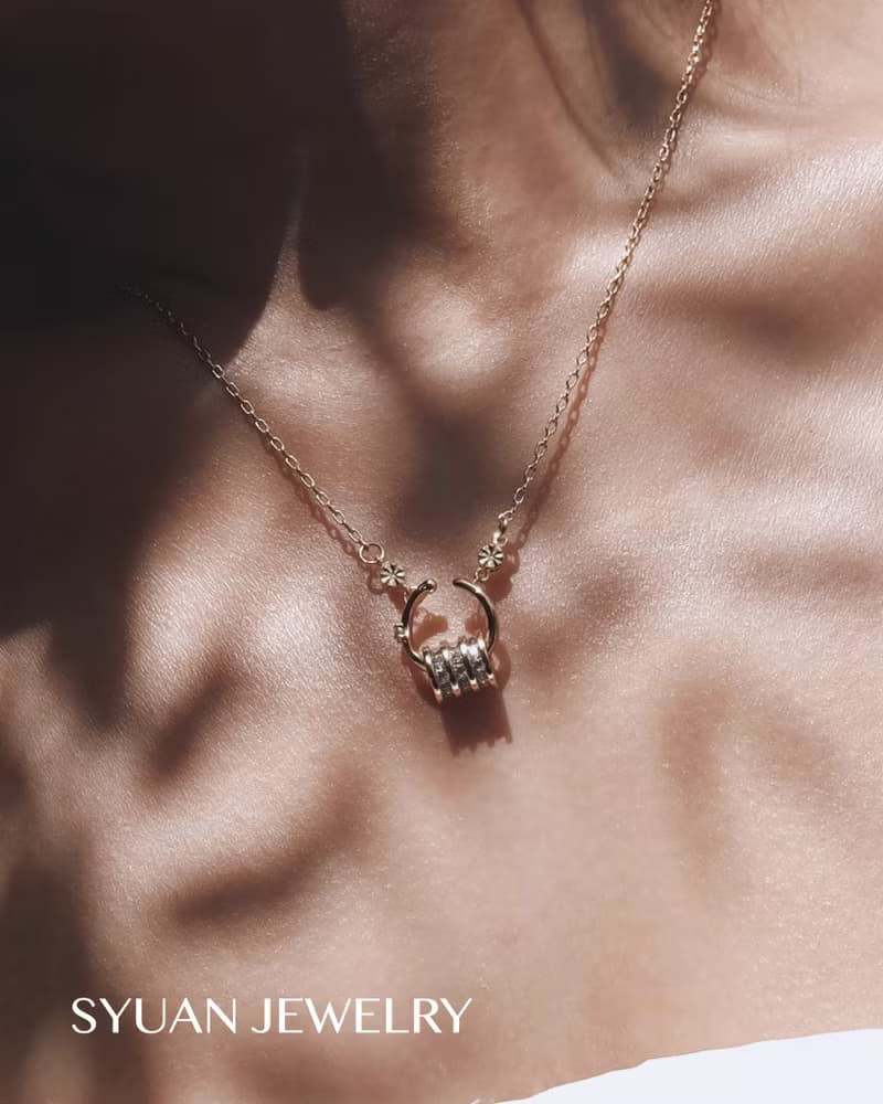 Clasp守護鋯石項鍊生日 禮物情人節