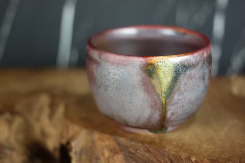【送禮好物】80ml 柴燒 鐵釉 手拉坯茶杯 鶯歌名家葉敏祥手作