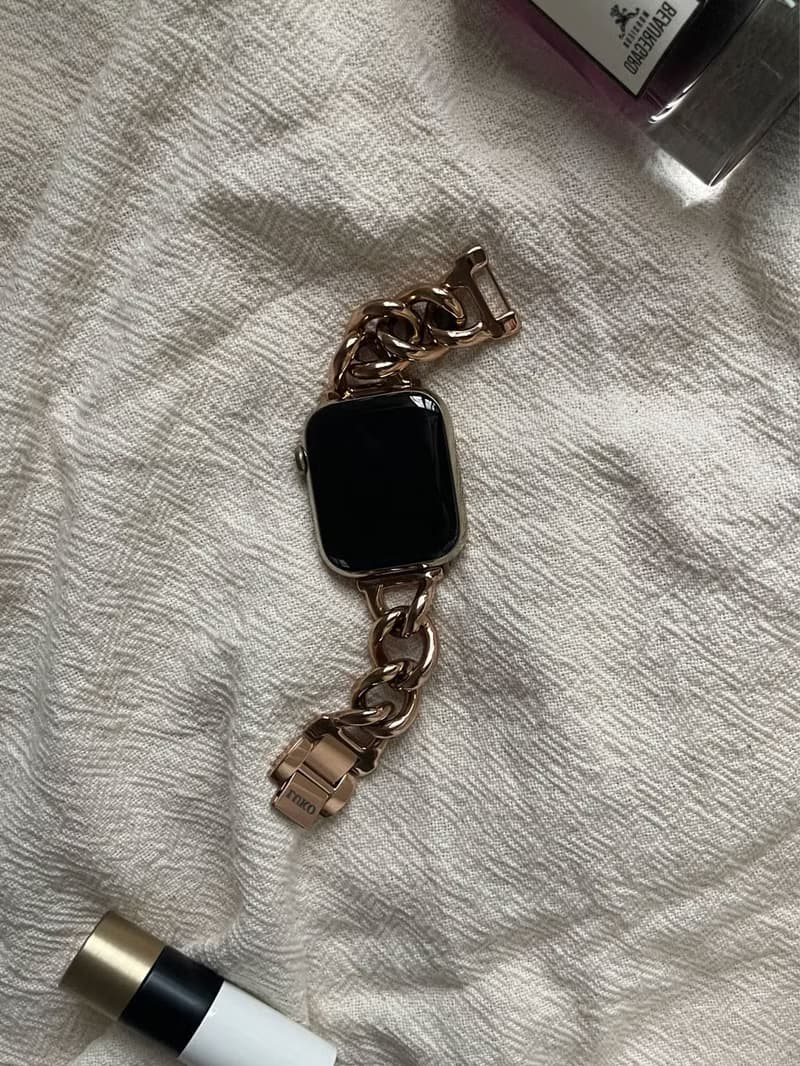 Apple Watch 立體粗鏈不鏽鋼金屬錶帶