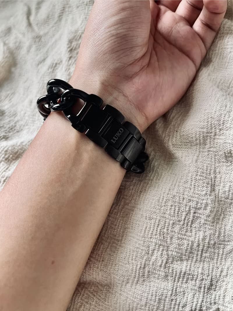 Apple Watch 立體粗鏈不鏽鋼金屬錶帶