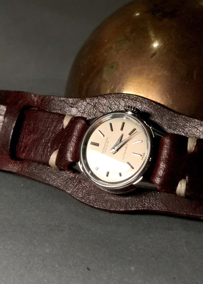 IWC萬國錶 1960s 自動上鍊女表/手工錶帶