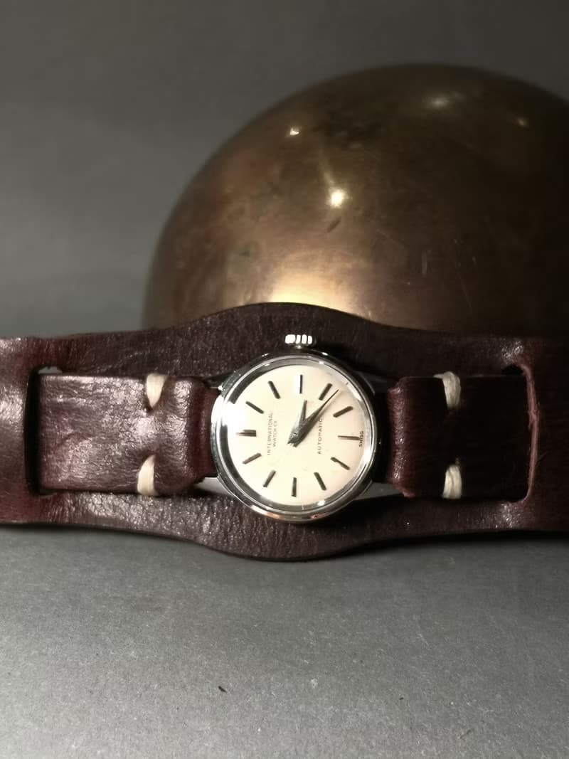 IWC萬國錶 1960s 自動上鍊女表/手工錶帶