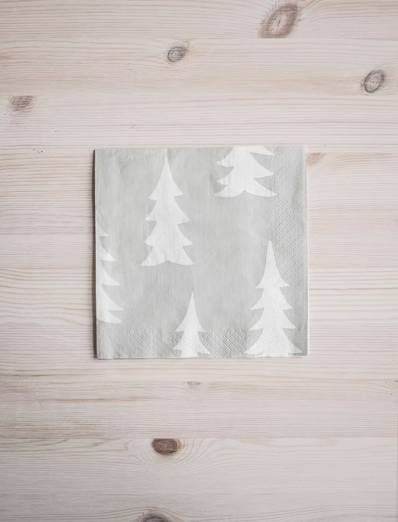 北歐設計師款 - 印花餐巾紙PAPER NAPKINS GRAN, SAND