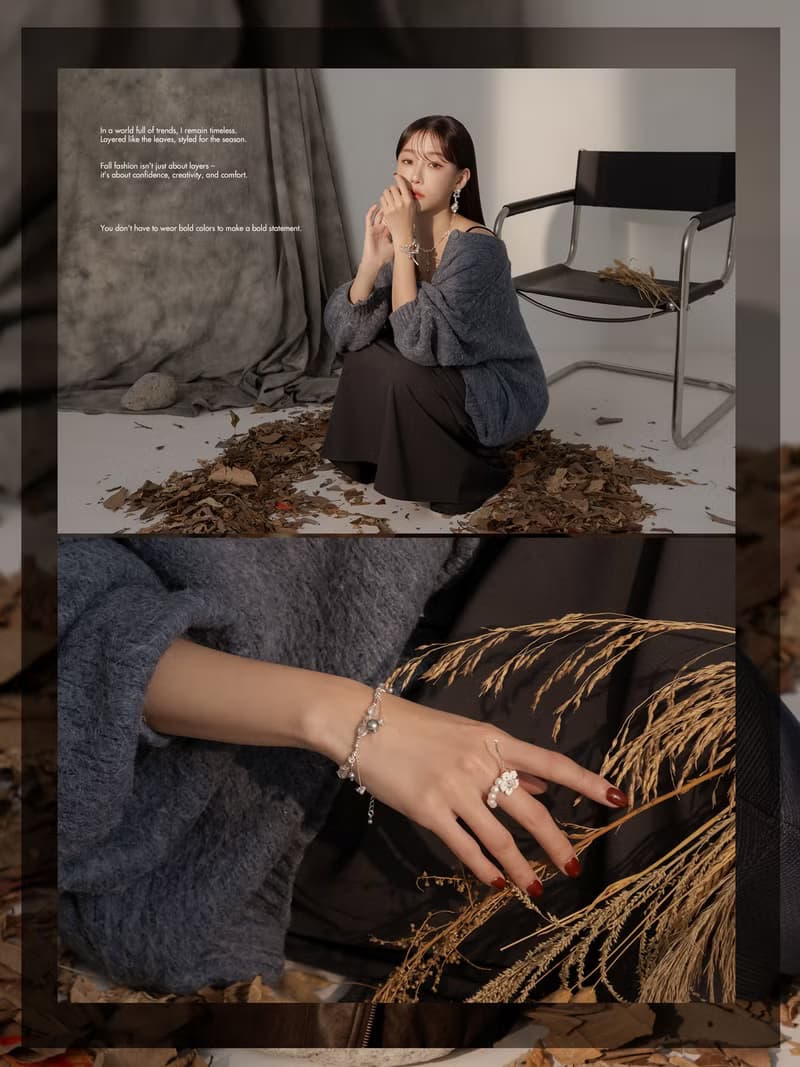 海邊有座圖書館。MUCHAT手作珍珠水晶手鍊 (不含蝶結吊墜)