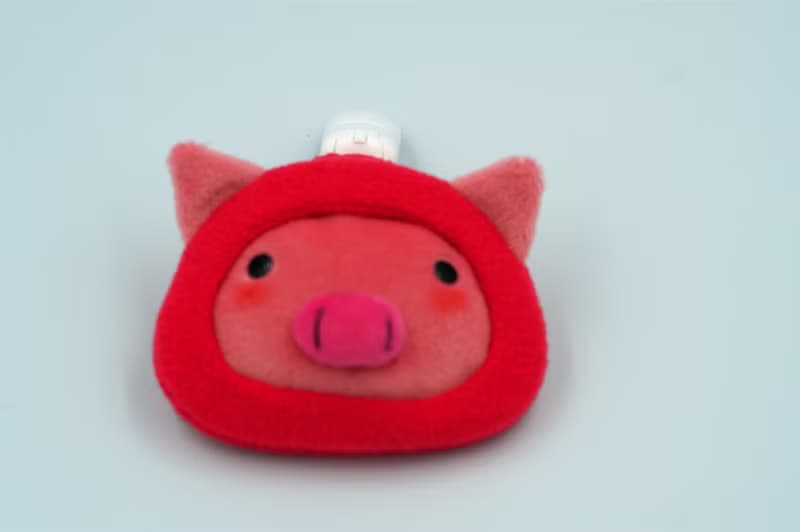 Bucute小紅豬護身符.御守套.平安符袋/寶寶專用/手工製作/彌月禮物