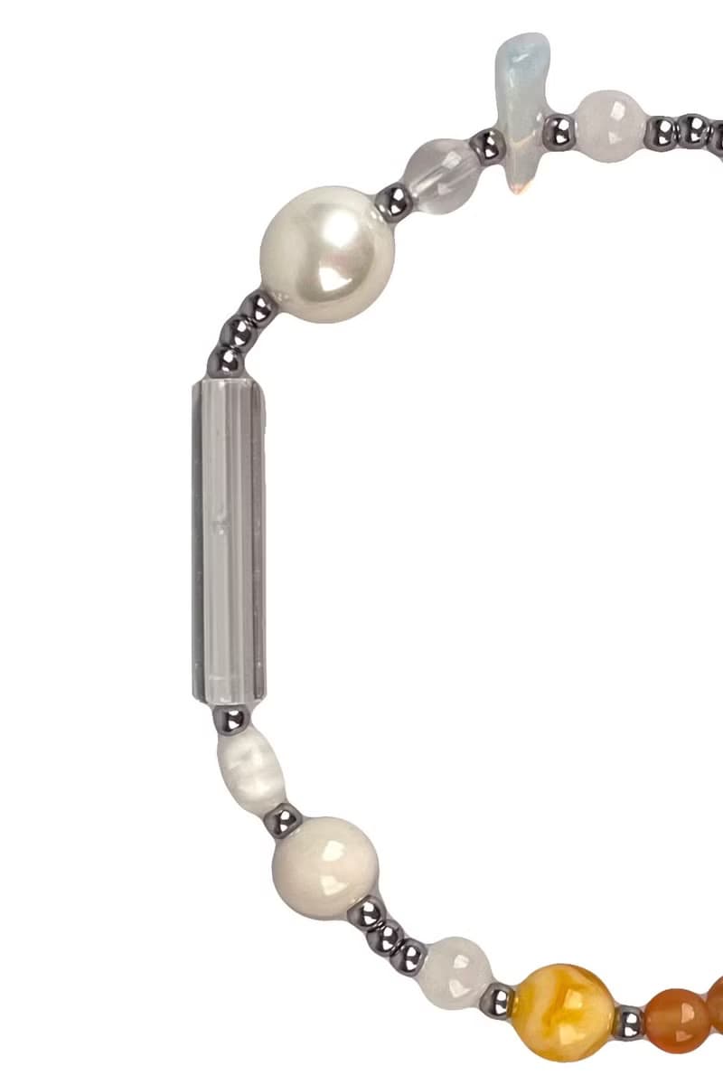 Tangerine Natural Stone Bracelet 024