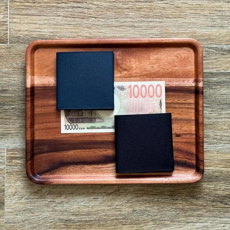 日本製【FLAT 輕便短夾】革職人 薄短夾 無卡片夾層