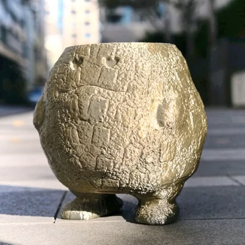 【熔岩肥蛋】植物盆器 3d列印盆器 原創設計 塊根盆 多肉盆 陶盆