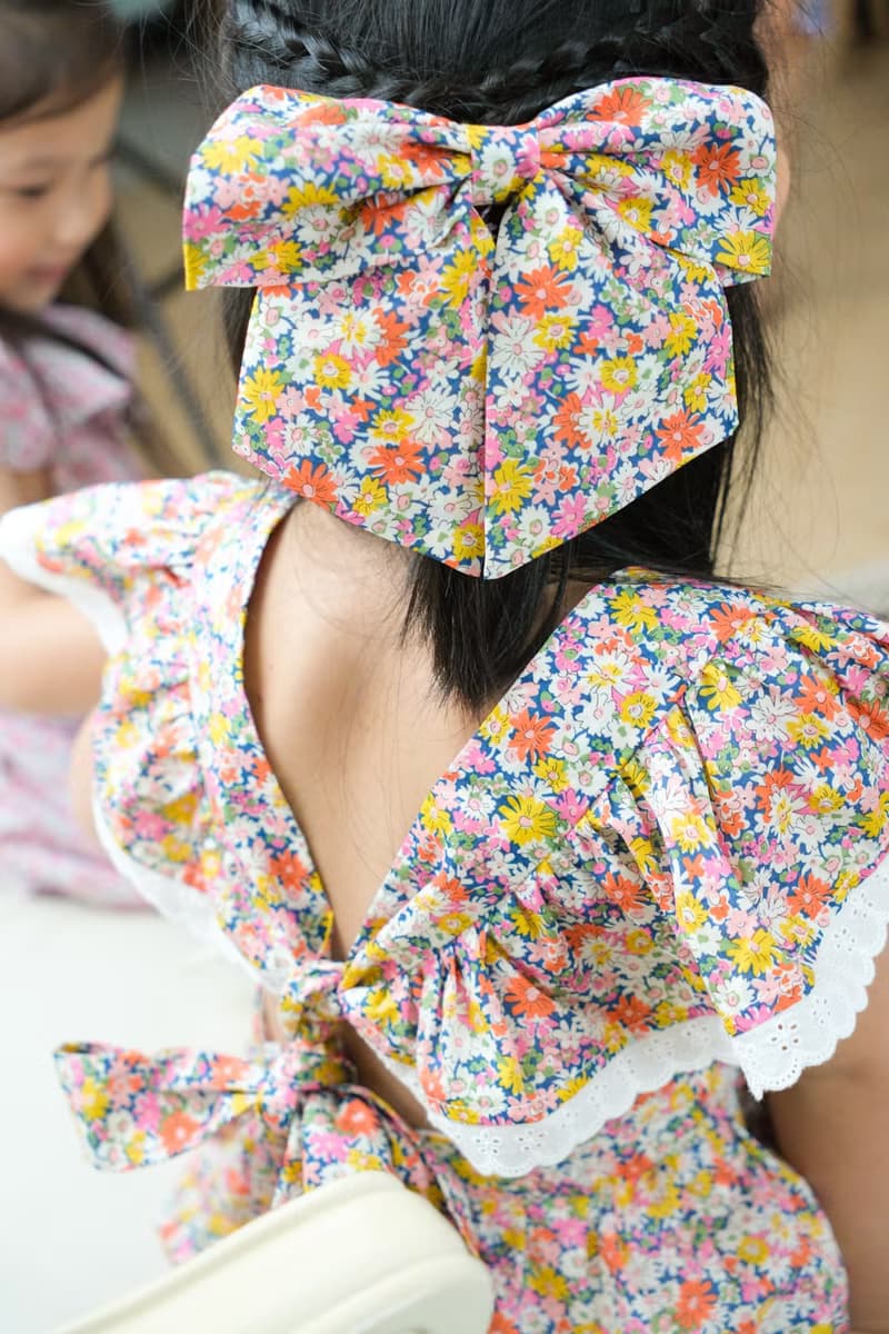 英國LIBERTY FABRICS手工法式大蝴蝶結髮夾 - Libby (經典莉比)