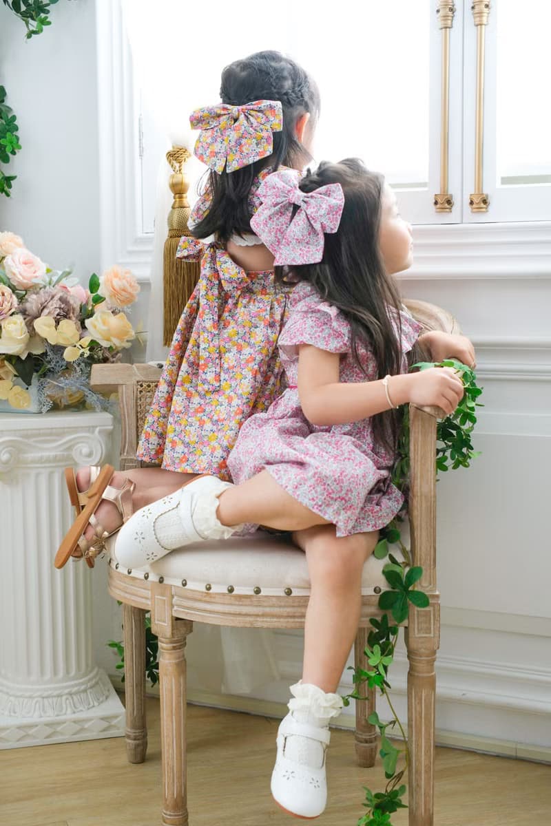英國LIBERTY FABRICS手工法式大蝴蝶結髮夾 - Libby (經典莉比)
