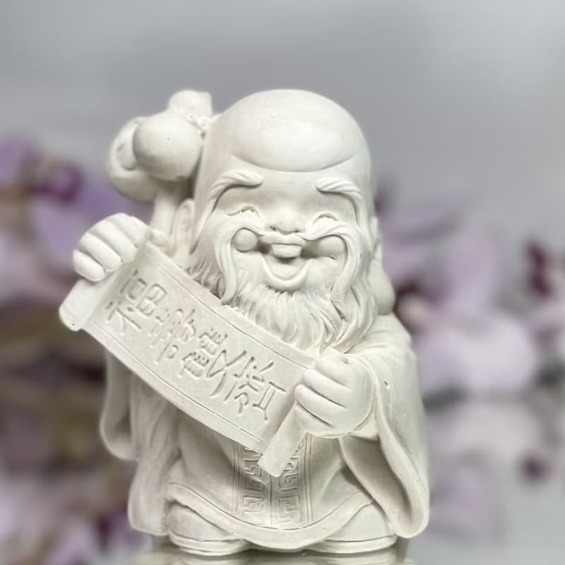 吉祥如意福神公仔-小盤組 硅藻土 吸濕 新年禮物 擴香石 佛 宗教