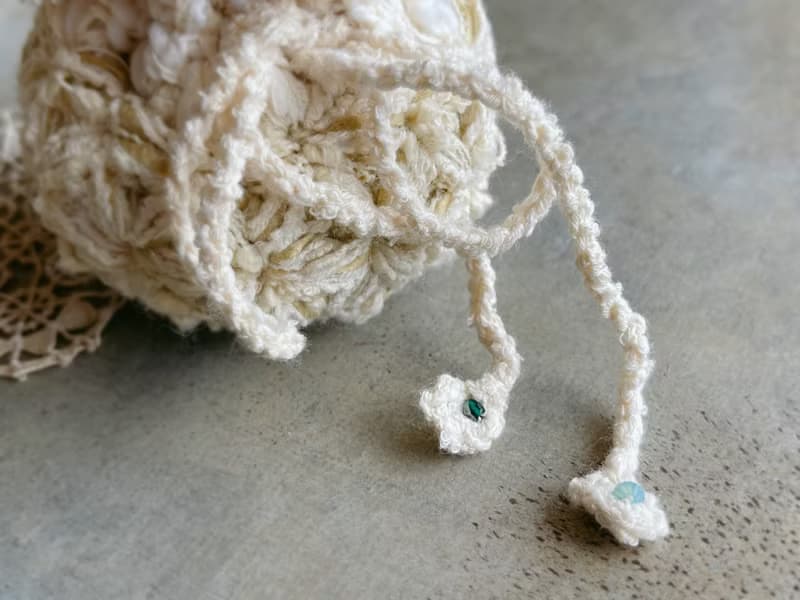 Knitting 生命之花束口袋 - 恬靜
