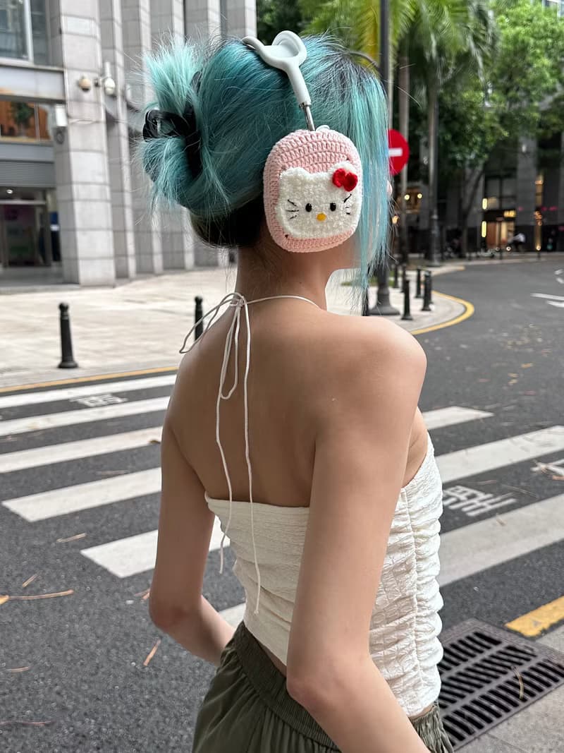 原創設計粉色可愛貓咪女生禮物AirPod Max索尼XM5保護套