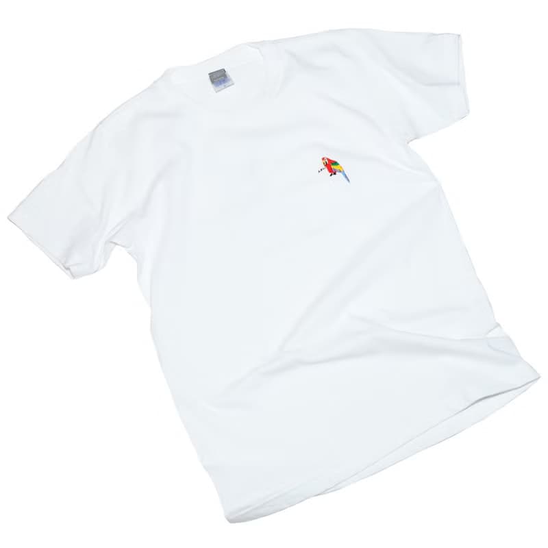 おうむペン先 刺しゅう Tシャツ　ユニセックスXS〜XXLサイズ　Tcollector