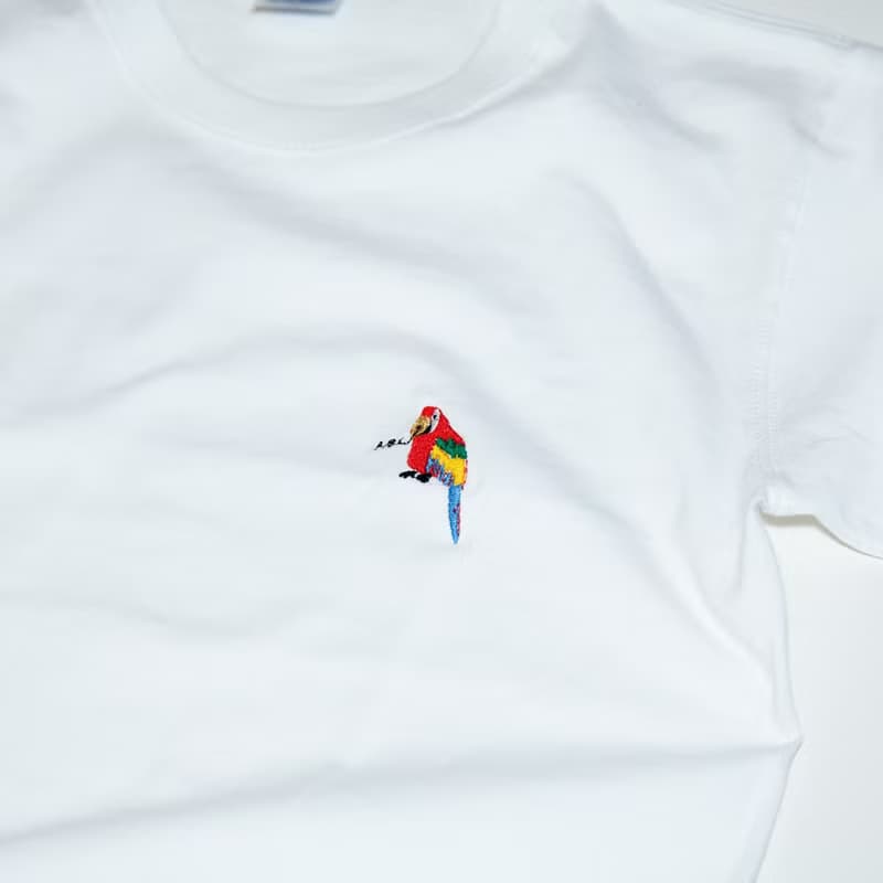 おうむペン先 刺しゅう Tシャツ　ユニセックスXS〜XXLサイズ　Tcollector