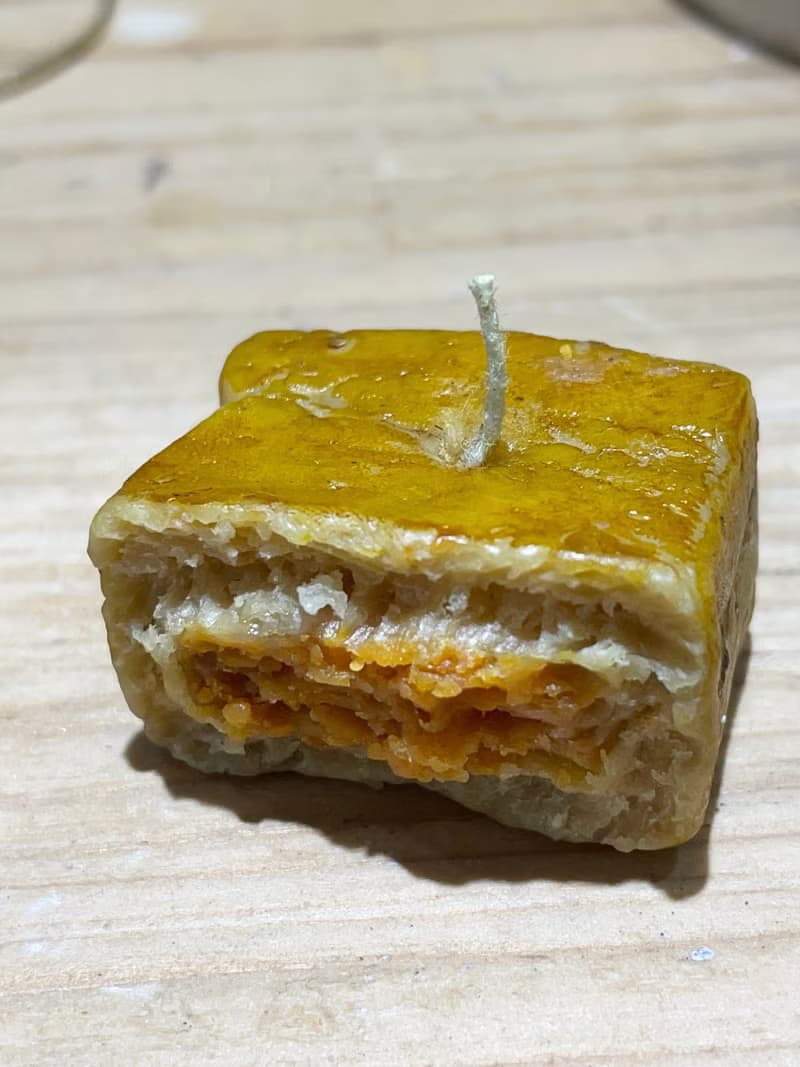 鳳梨酥蠟燭