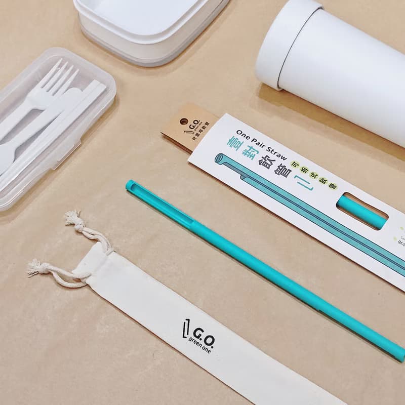 【得獎設計】壹對飲管 One Pair Straw - 薰衣草