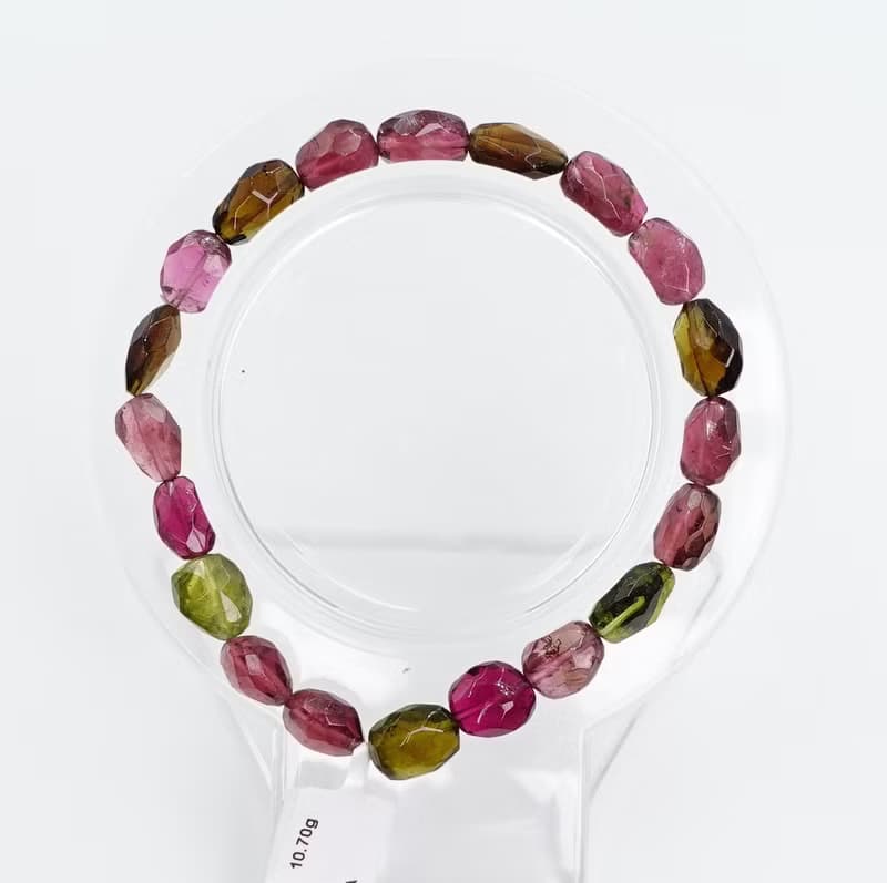 寶麗金珠寶-天然彩色碧璽手鍊