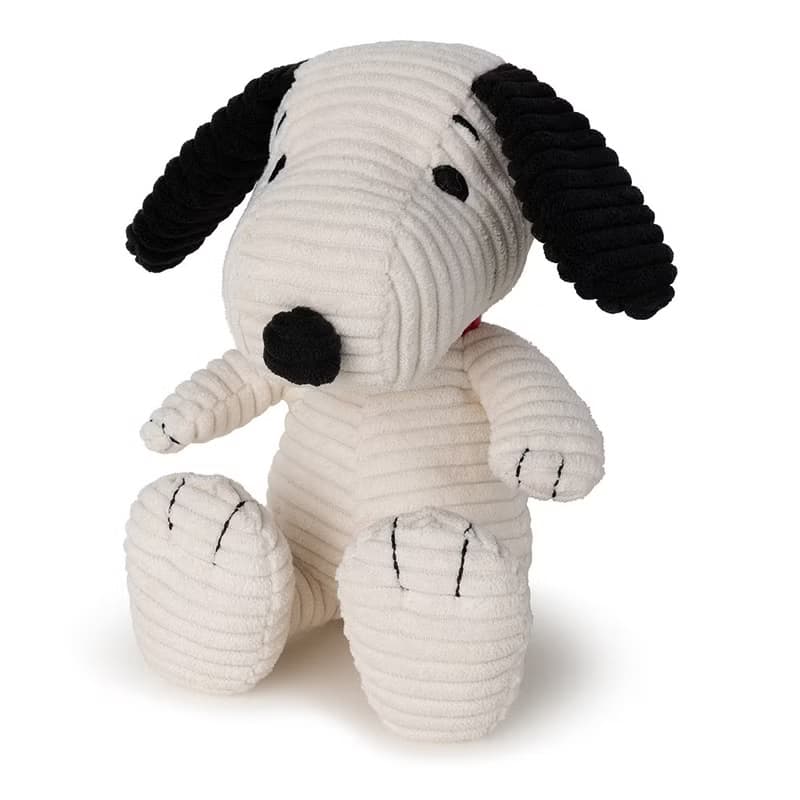 【微瑕特惠】BON TON TOYS Snoopy史努比燈芯絨填充玩偶-奶油19cm