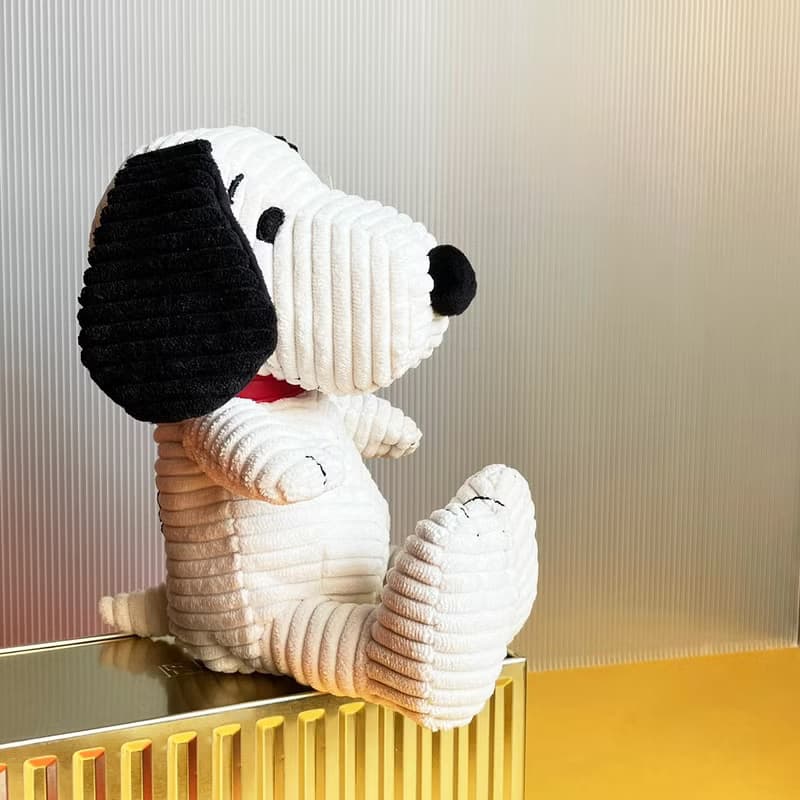 【微瑕特惠】BON TON TOYS Snoopy史努比燈芯絨填充玩偶-奶油19cm