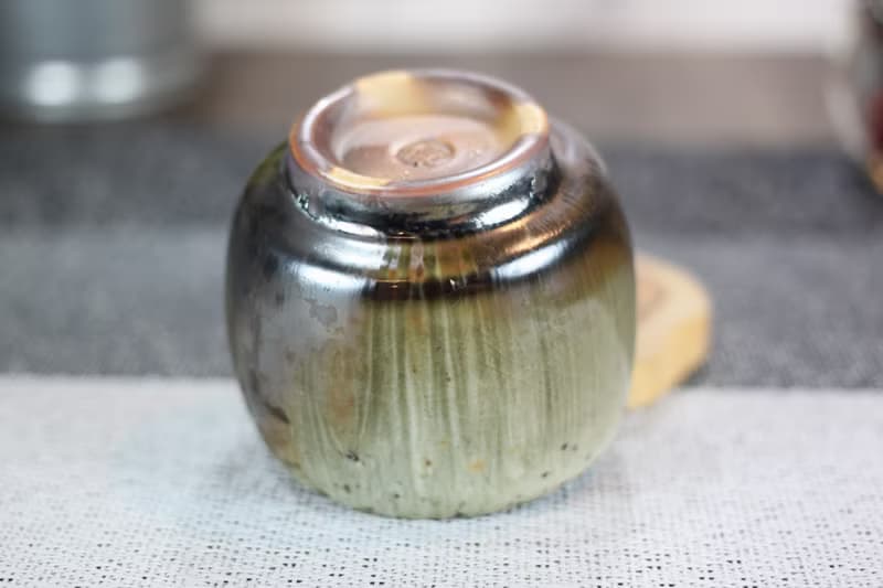 【送禮好物】110ml 天目釉 柴燒茶杯 鶯歌名家葉敏祥手工作品