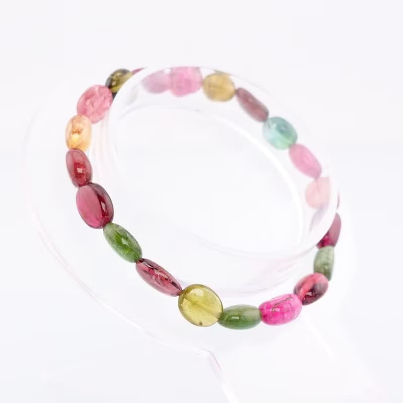 寶麗金珠寶-天然彩色糖果碧璽手鍊