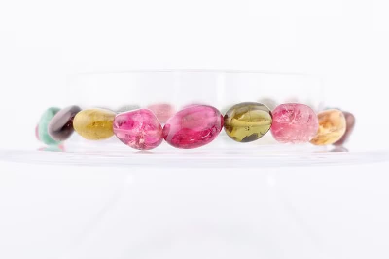寶麗金珠寶-天然彩色糖果碧璽手鍊