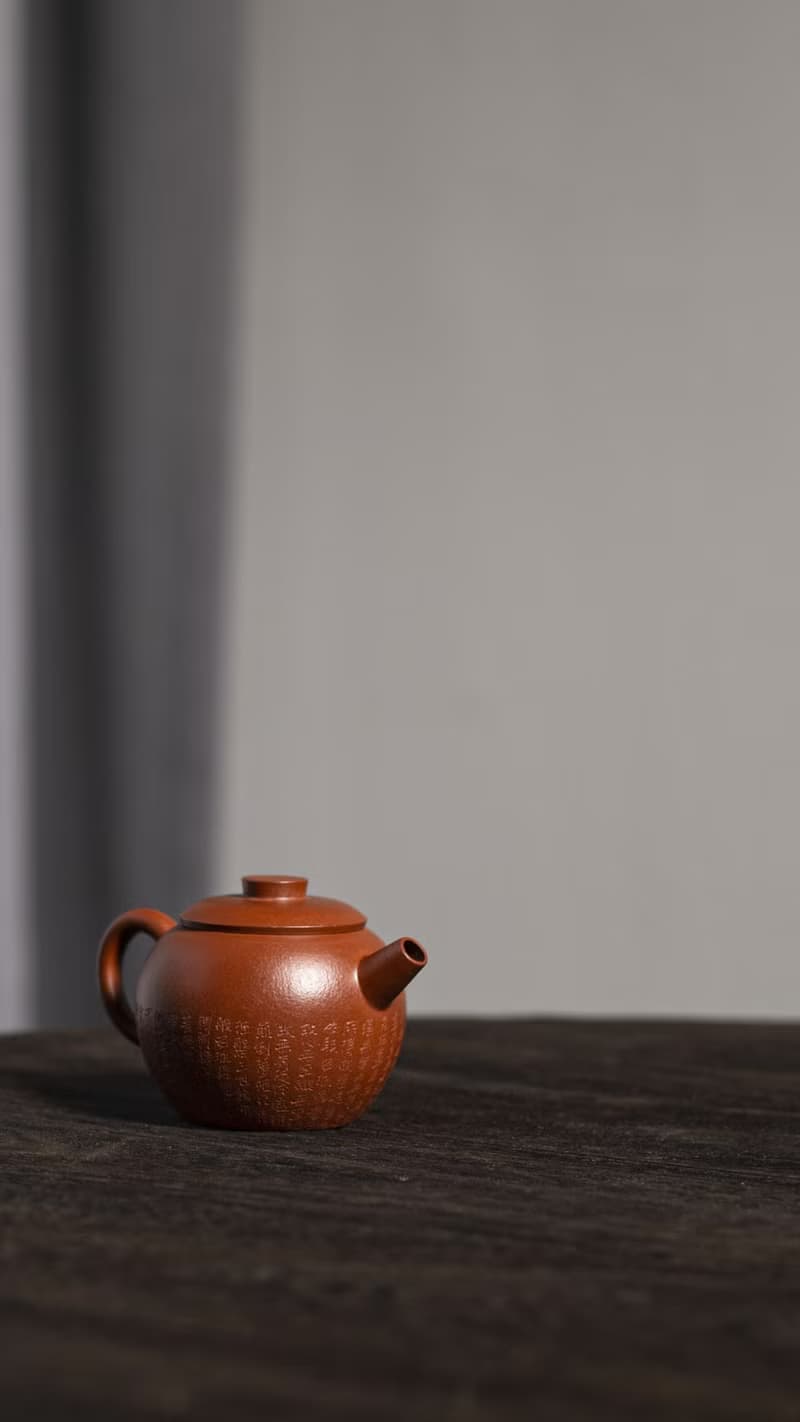 送禮紫砂壺茶壺巨轮壶 100cc 轻胚  把玩器 以平刀 边款字   全手